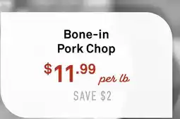 Standard Market Bone-in Pork Chop offer