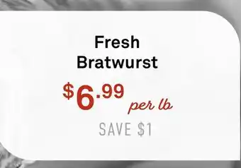 Standard Market Fresh Bratwurst offer