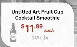 Standard Market Untitled Art Fruit Cup Cocktail Smoothie offer