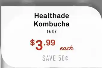 Standard Market Healthade Kombucha offer