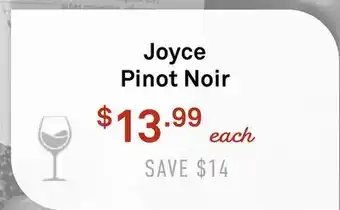 Standard Market Joyce Pinot Noir offer