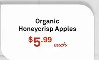 Standard Market Organic Honeycrisp Apples offer