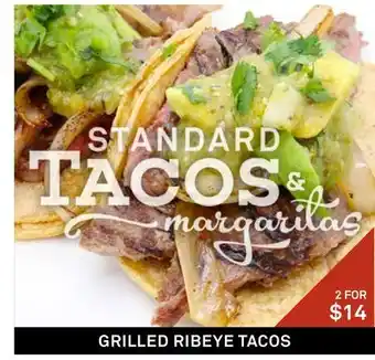 Standard Market GRILLED RIBEYE TACOS offer