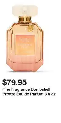 Victoria's Secret Fine Fragrance Bombshell Bronze Eau de Parfum 3.4 oz offer