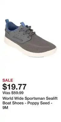 Cabela's World Wide Sportsman Sealift Boat Shoes - Poppy Seed - 9M offer
