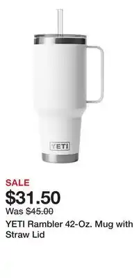 Cabela's YETI Rambler 42-Oz. Mug with Straw Lid offer
