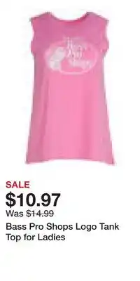 Cabela's Bass Pro Shops Logo Tank Top for Ladies offer