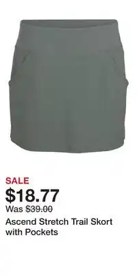 Cabela's Ascend Stretch Trail Skort with Pockets offer