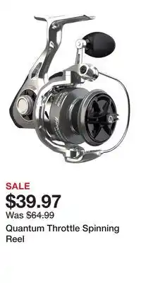 Cabela's Quantum Throttle Spinning Reel offer