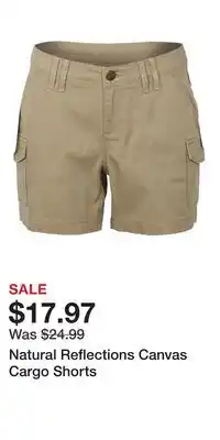 Cabela's Natural Reflections Canvas Cargo Shorts offer