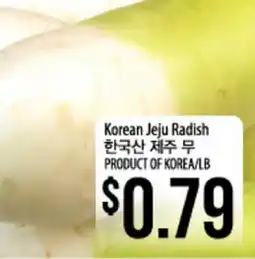 Hmart Korean Jeju Radish offer