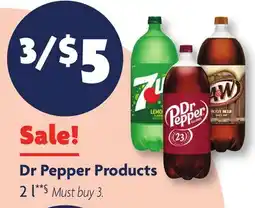 Family Dollar Dr Pepper Products offer