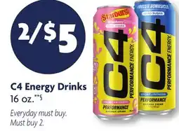 Family Dollar C4 Energy Drinks offer