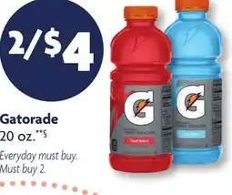 Family Dollar Gatorade offer