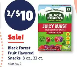 Family Dollar Black Forest Fruit Flavored Snacks offer