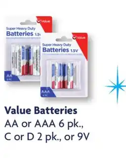 Family Dollar Value Batteries offer
