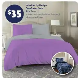 Family Dollar Interiors by Design Comforter Sets offer