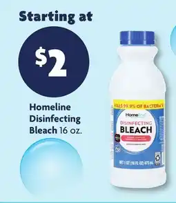 Family Dollar Homeline Disinfecting Bleach offer
