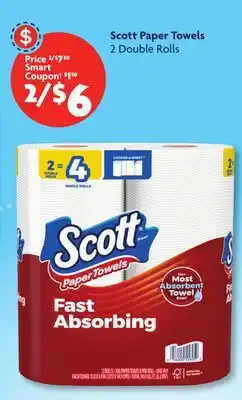 Family Dollar Scott Paper Towels offer
