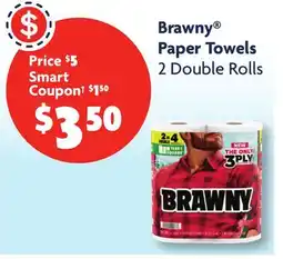 Family Dollar Brawny Paper Towels offer