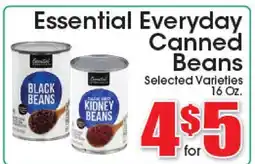 Supremo Foods Inc Essential Everyday Canned Beans offer