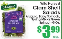 Supremo Foods Inc Wild Harvest Clam Shell Salads offer