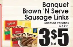 Supremo Foods Inc Banquet Brown 'N Serve Sausage Links offer