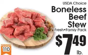 Supremo Foods Inc USDA Choice Boneless Beef Stew offer