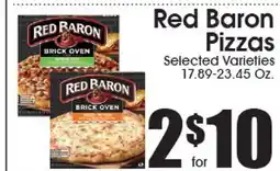 Supremo Foods Inc Red Baron Pizzas offer