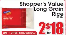 Supremo Foods Inc Shopper's Value Long Grain Rice offer