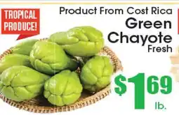 Supremo Foods Inc Product From Cost Rica Green Chayote offer