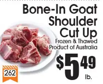 Supremo Foods Inc Bone-In Goat Shoulder Cut Up offer