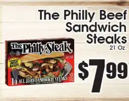 Supremo Foods Inc The Philly Beef Sandwich Steaks offer