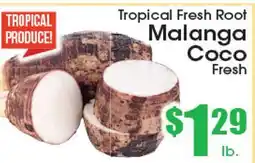Supremo Foods Inc Tropical Fresh Root Malanga Coco offer