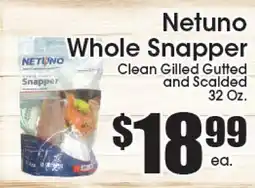 Supremo Foods Inc Netuno Whole Snapper offer