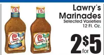Supremo Foods Inc Lawry's Marinades offer