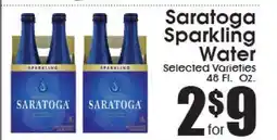 Supremo Foods Inc Saratoga Sparkling Water offer
