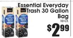 Supremo Foods Inc Essential Everyday Trash 30 Gallon Bag offer