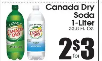 Supremo Foods Inc Canada Dry Soda offer