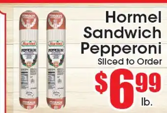 Supremo Foods Inc Hormel Sandwich Pepperoni offer