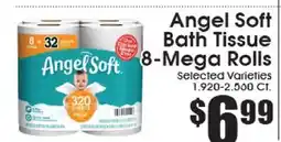 Supremo Foods Inc Angel Soft Bath Tissue 8-Mega Rolls offer