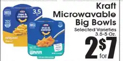 Supremo Foods Inc Kraft Microwavable Big Bowls offer
