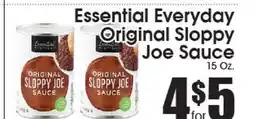 Supremo Foods Inc Essential Everyday Original Sloppy Joe Sauce offer