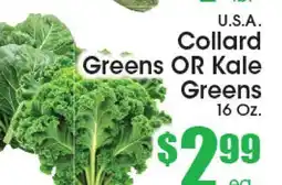 Supremo Foods Inc U.S.A. Collard OR Kale Greens offer