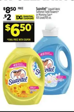 Dollar General Suavitel Liquid Fabric Softener Field Flowers or Morning Sun offer