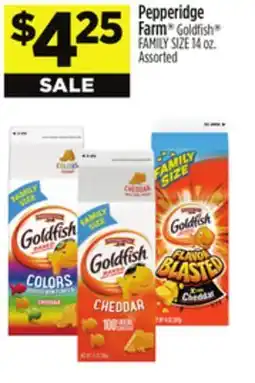 Dollar General Pepperidge Farm Goldfish FAMILY SIZE offer