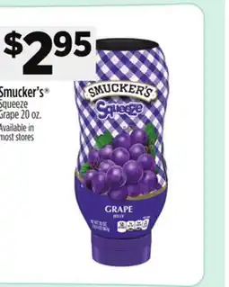 Dollar General Smucker's Squeeze Grape offer