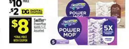 Dollar General Swiffer PowerMop Refills offer