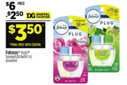 Dollar General Febreze PLUG Scented Oil Refill offer
