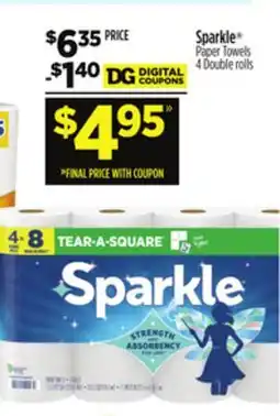 Dollar General Sparkle Paper Towels offer